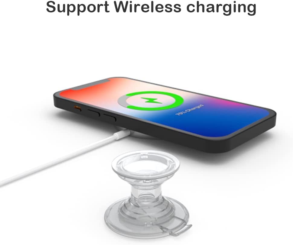 GRIPONG Cute Heart Shape Quicksand Glitter Expandable Collapsible Mobile Phone Grip Stand Holder for Smartphone Tablet Cell Phone Accessory (Gold Sparkle Quicksand)