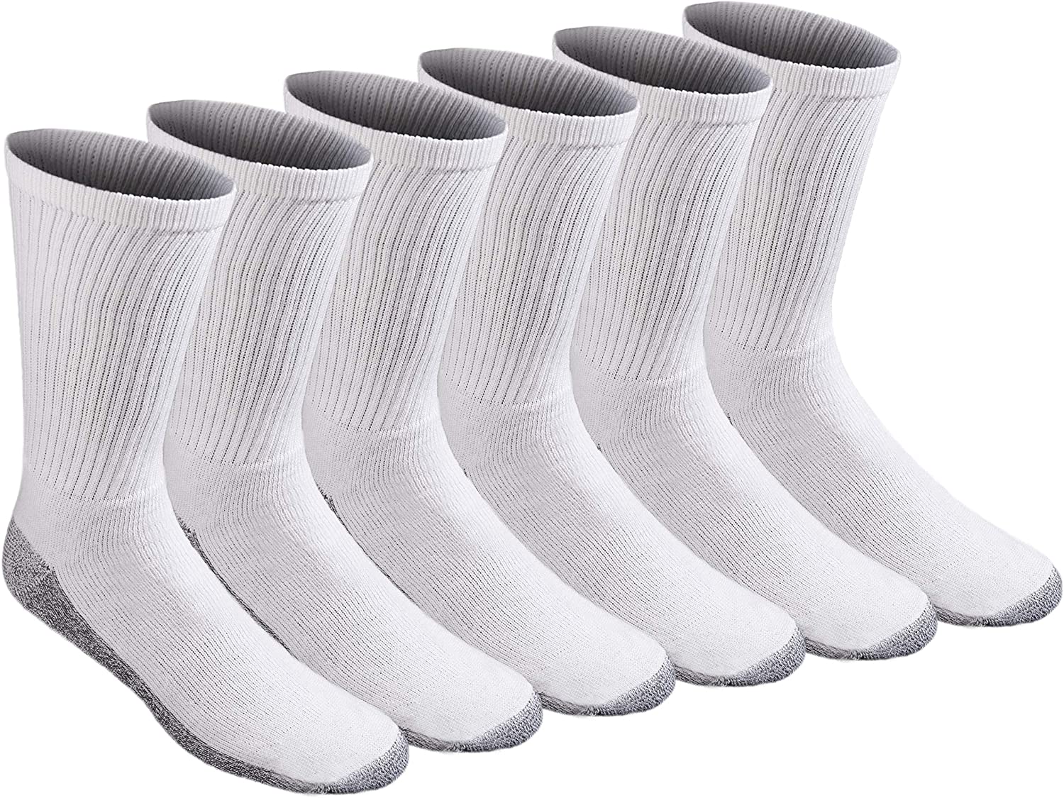 Dickies Men's All-Purpose Work Stain Resister Crew Socks (6/12 Pairs)