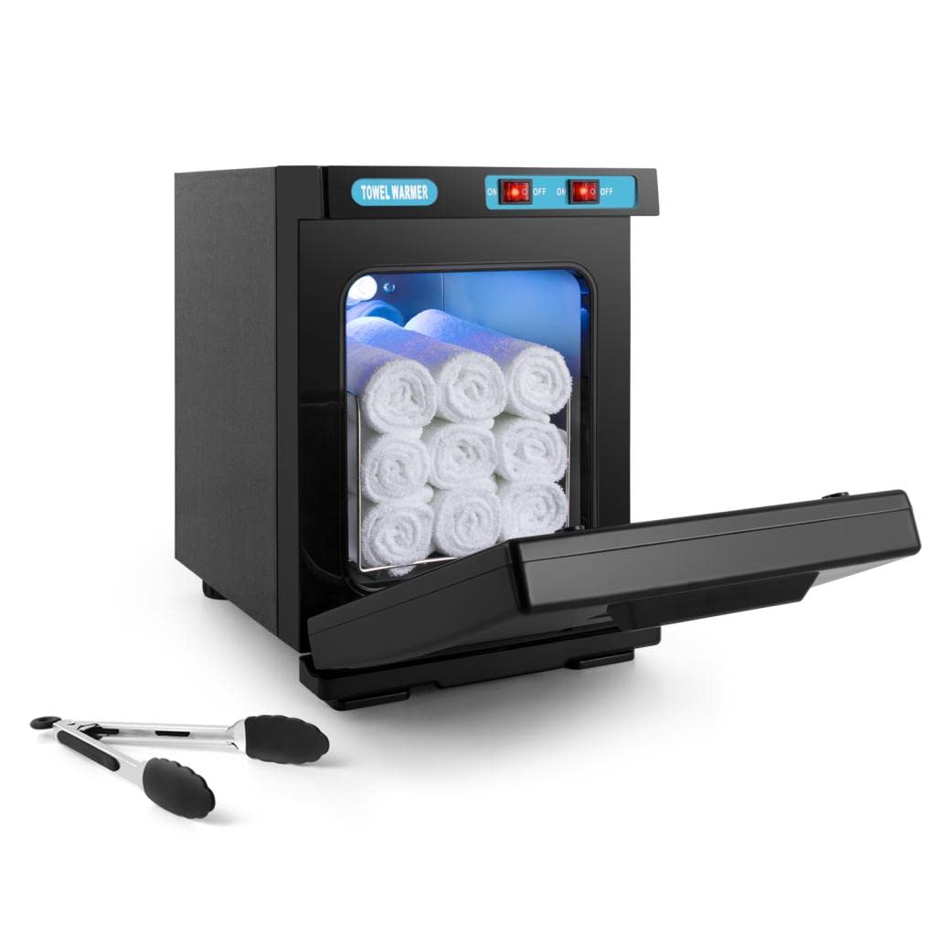 Hot Towel Warmer Salon Towel Hot Cabinet for Facials Barber Esthetician, Spa Beauty Tattoo Massage Manicure Equipment (5L/Black)