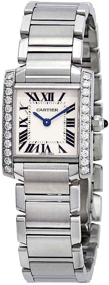 Cartier Tank Francaise Silver Dial Ladies Watch W4TA0008