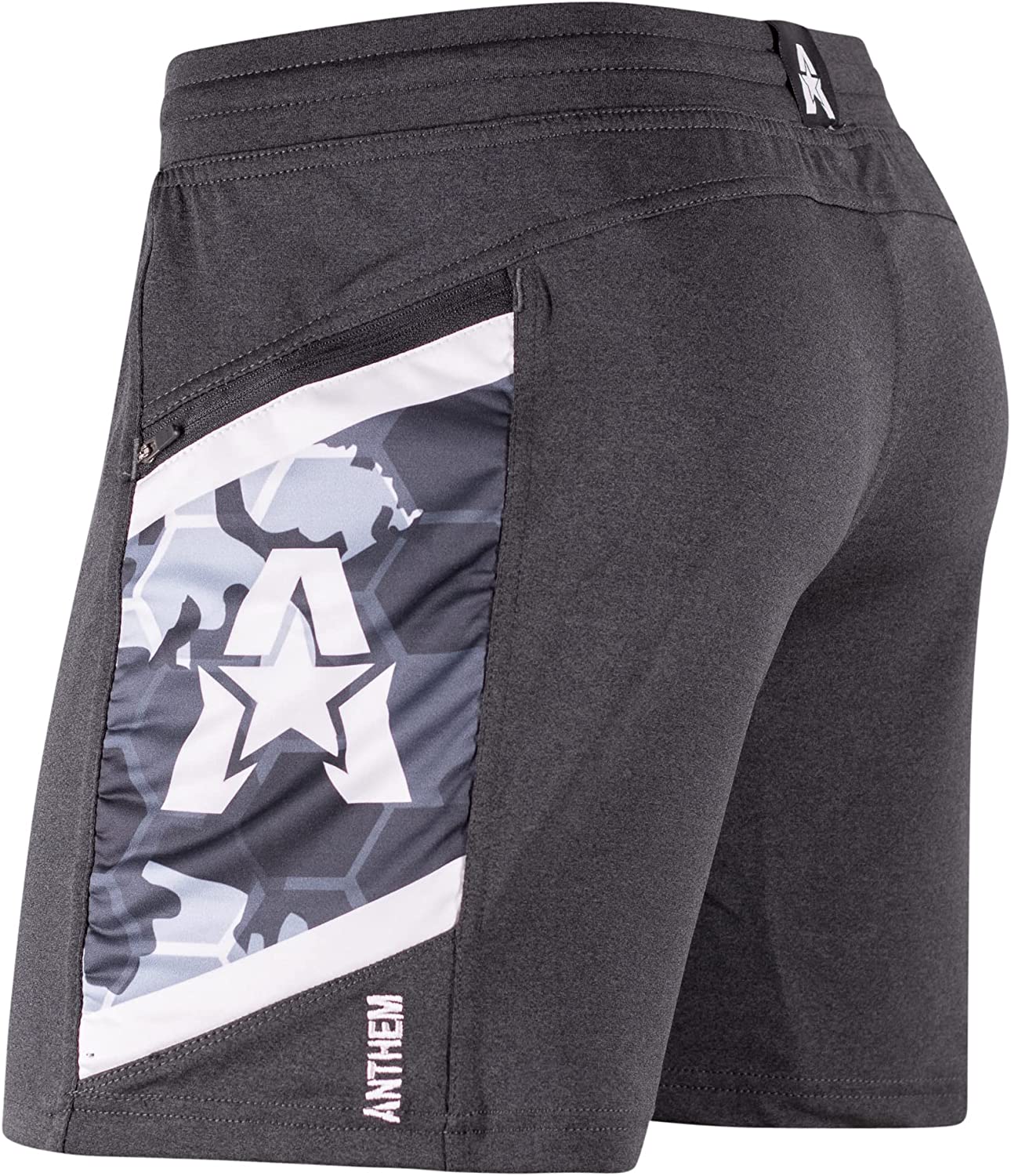 Anthem Athletics Hyperflex Workout Shorts Men 5 Inch Inseam Zipper Pocket – Training, Athletic, Running, Lifting, Gym Shorts