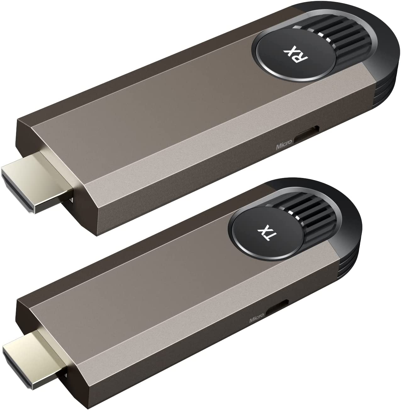 Topbuy Wireless HDMI Transmitter and Receiver, Designed for Laptops,PC,Plug & Play,HDMI Dongle Adapter ,Support 2.4/5GHz for Streaming Video/Audio from Laptop, PC to HDTV/Projector