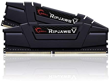 G.Skill RipJaws V Series 16GB (2 x 8GB) 288-Pin SDRAM PC4-28800 DDR4 3600 CL16-19-19-39 1.35V Dual Channel Desktop Memory Model F4-3600C16D-16GVKC